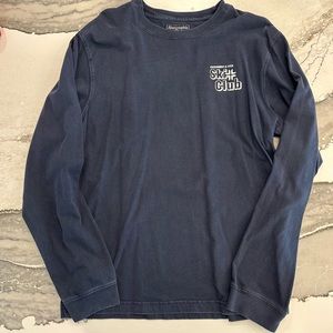 Abercrombie & Fitch Vintage 00's Navy Ski Club
Long-sleeve Tee - XL